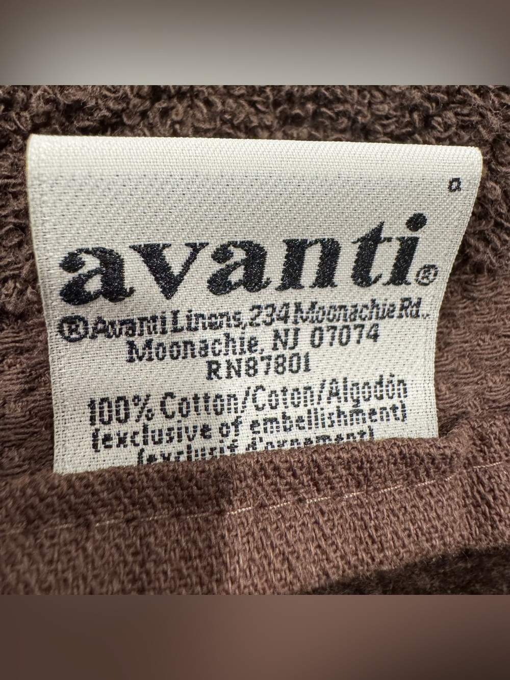 Avanti Bradford‎ Java Collection Bath Towels & Hand Towels Set - 2 Bath + 2 Hand - Picture 4 of 5